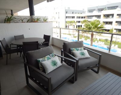 Style meets luxury, 2 bedroom apartment in sought after Flamenca Village: 2207